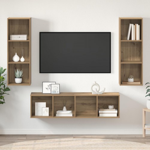 TV-møbelsæt 3 stk. - Artisan egetræ