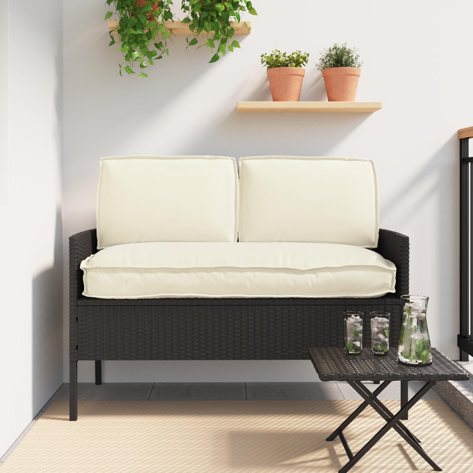 Palle Pudesæt med pude 3 stk Creme 120 x 60 x 12 cm Oxford stof