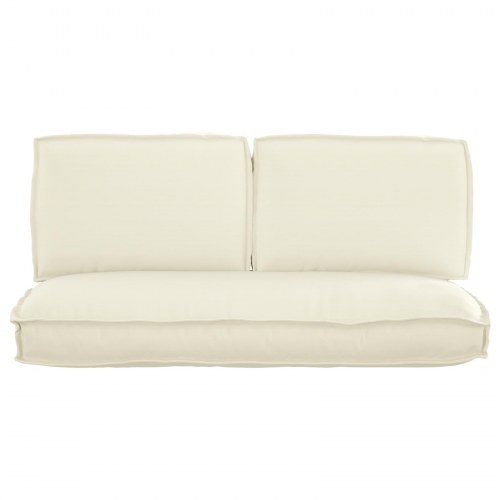 Palle Pudesæt med pude 3 stk Creme 120 x 60 x 12 cm Oxford stof