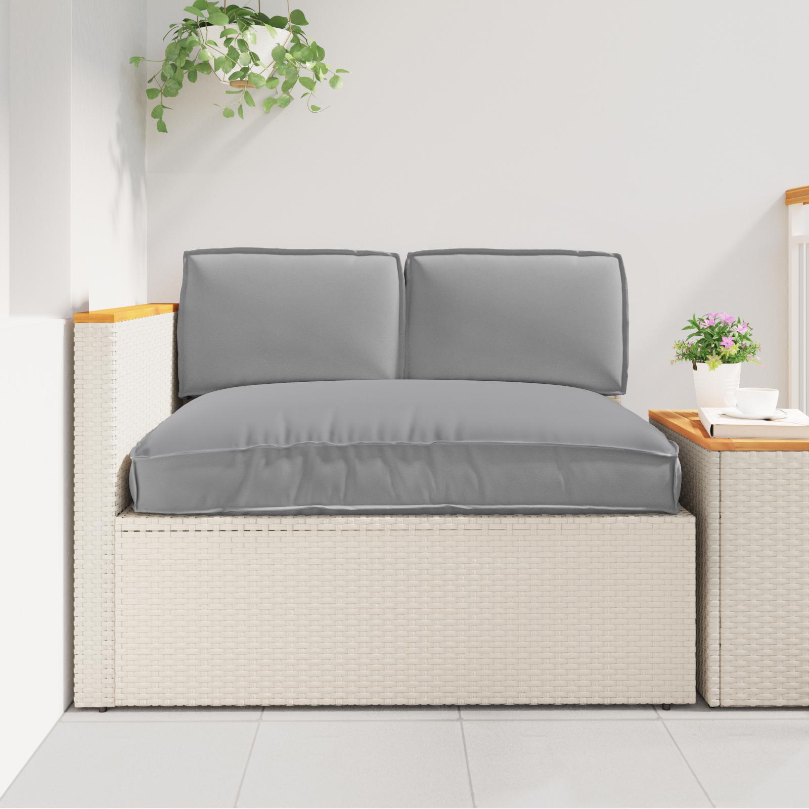 Palle Pudesæt med pude 3 stk Grå 120 x 80 x 12 cm Oxford stof