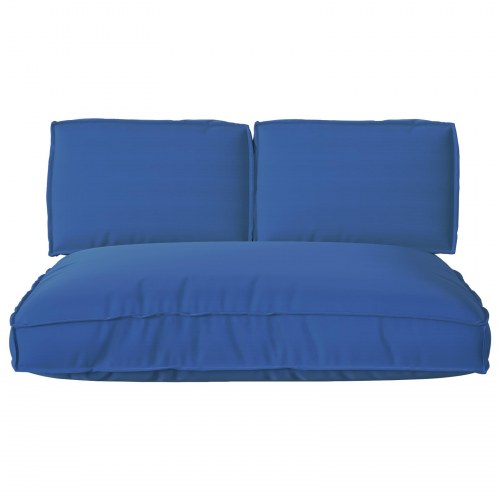 Palle Pudesæt 3 stk Kongelig blå 120 x 80 x 12 cm Oxford stof