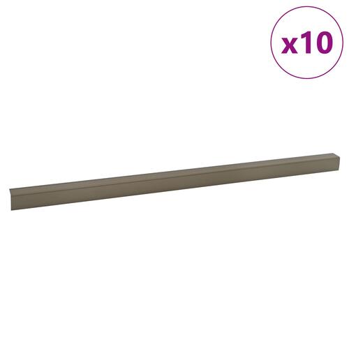 Trin Nosing 10 stk champagnefarvet 67 cm Aluminium