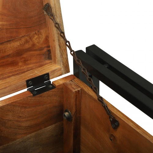 Opbevaringskister 40 x 40 x 40 cm Massivt akacietræ