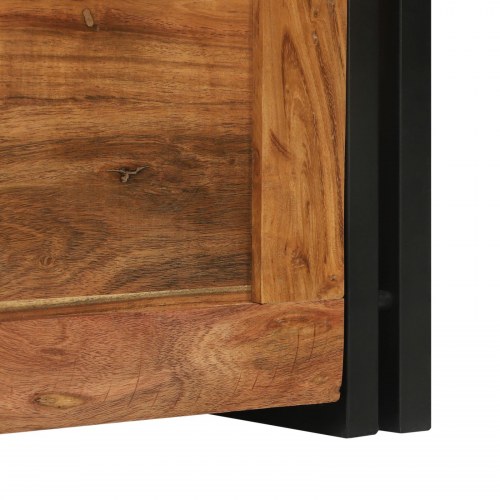 Opbevaringskister 40 x 40 x 40 cm Massivt akacietræ