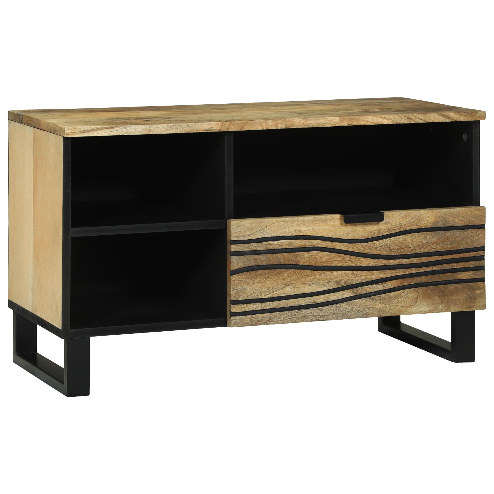 Medie opbevaringsskab Brun 80 x 33,5 x 46 cm Massivt mangotræ