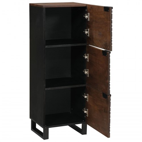 Highboard Brun 40 x 33 x 110 cm Massivt mangotræ