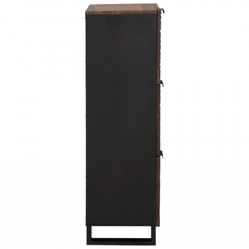 Highboard Brun 40 x 33 x 110 cm Massivt mangotræ