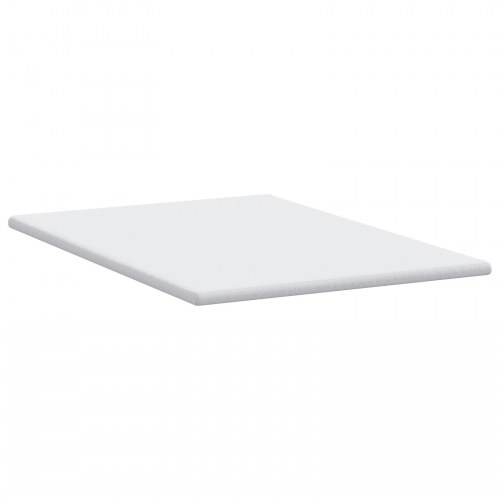 Topmadras i jacquardstof 140 x 200 cm - hvid