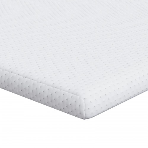 Topmadras 180 x 200 cm - hvid jacquard, 6 cm