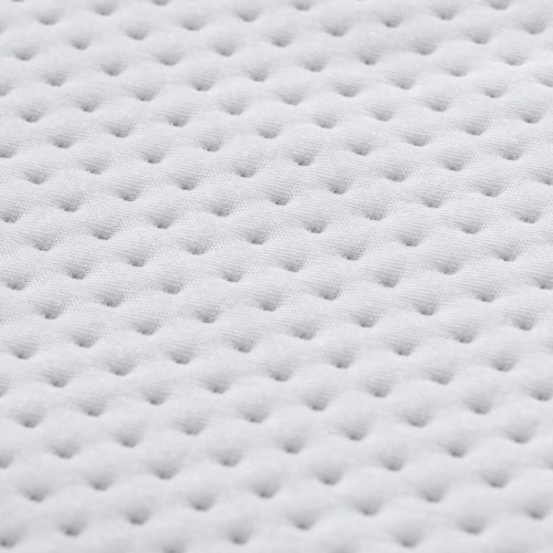 Topmadras 180 x 200 cm - hvid jacquard, 6 cm