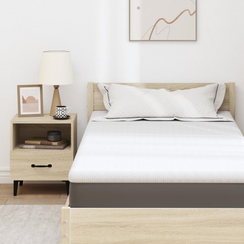 Topmadras 90 x 200 cm - hvid