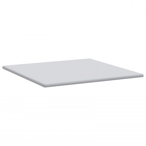 Topmadras 180 x 200 cm i jacquardstof - hvid