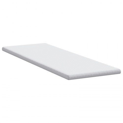 Topmadras hvid 70 x 200 cm i jacquardstof