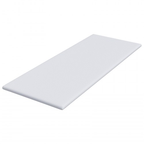 Topmadras i memoryskum 80 x 200 cm - hvid