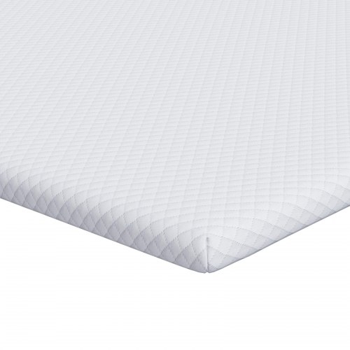 Topmadras i memoryskum 90 x 190 cm - hvid