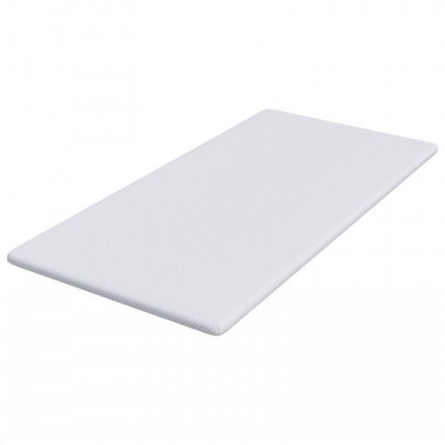 Topmadras i memoryskum 90 x 190 cm - hvid