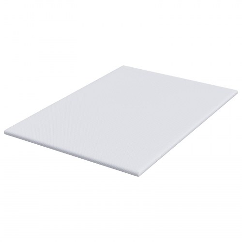 Topmadras i memoryskum 140 x 200 cm - hvid