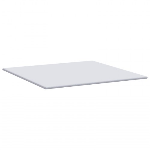 Topmadras i memoryskum 180 x 200 cm - hvid