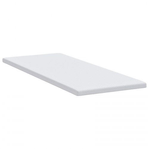 Topmadras i memoryskum 70 x 200 cm - hvid