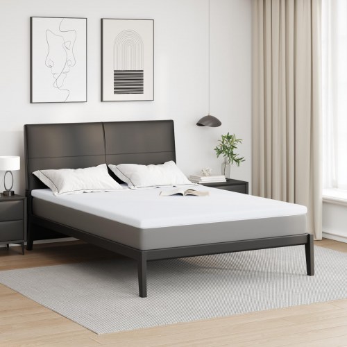 Topmadras i memoryskum 160 x 200 cm - hvid