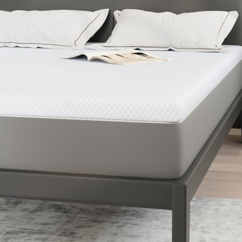 Topmadras i memoryskum 160 x 200 cm - hvid