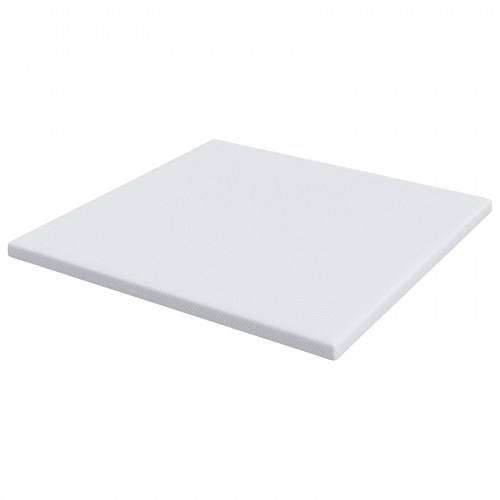 Topmadras i memoryskum 180 x 200 cm - hvid