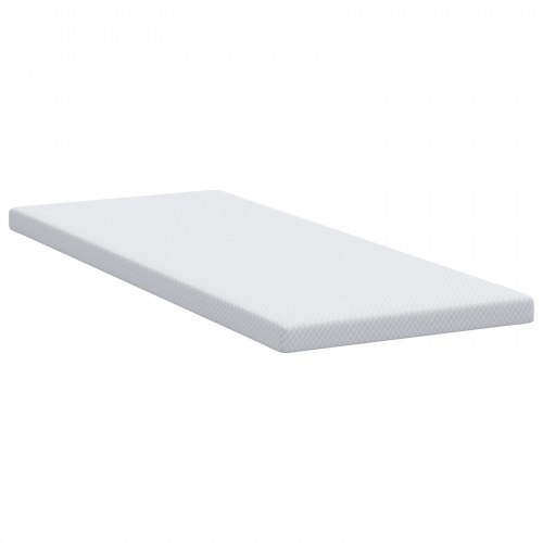 Topmadras i memoryskum 80 x 200 cm - hvid