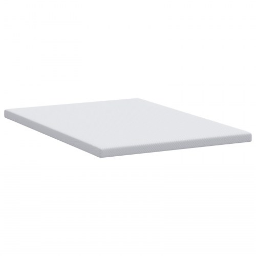Topmadras i memoryskum 140 x 200 cm - hvid