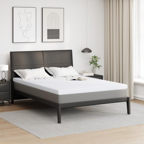 Topmadras i memoryskum 160 x 200 cm - hvid