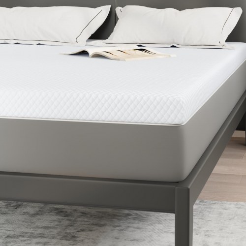 Topmadras i memoryskum 160 x 200 cm - hvid
