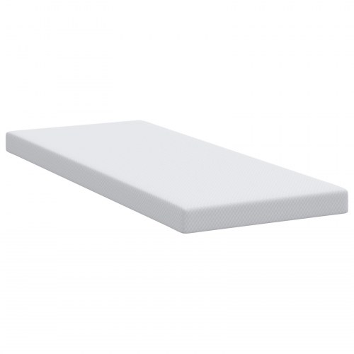 Topmadras i memoryskum 70 x 200 cm - hvid
