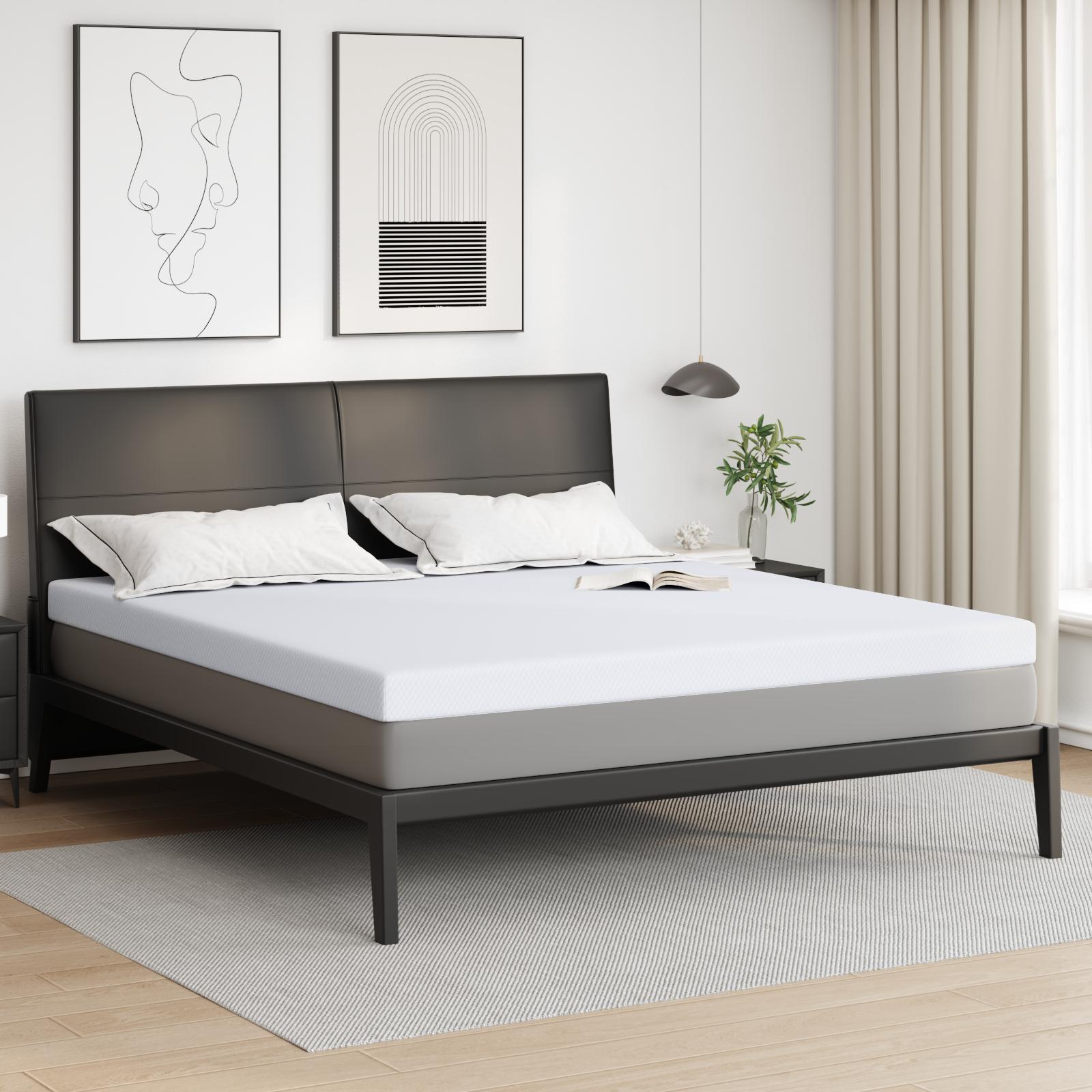 Madraspuder Hvid 180 x 200 cm 100% polyester jacquard stof