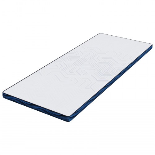 Topmadras i memoryskum 70 x 200 cm - hvid