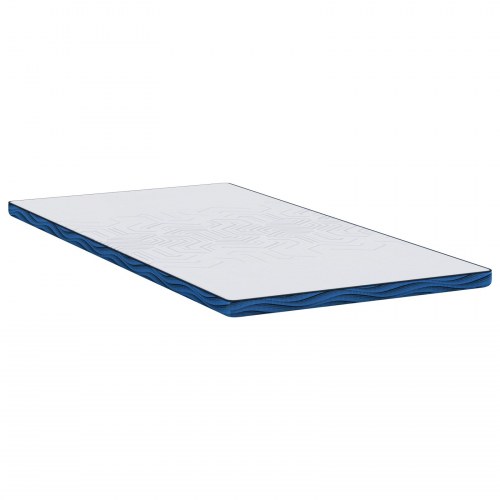 Topmadras i memoryskum 90 x 190 cm - hvid