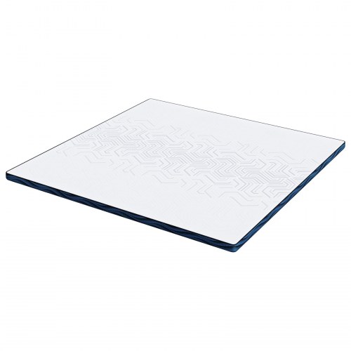 Topmadras i memoryskum 180 x 200 cm - hvid