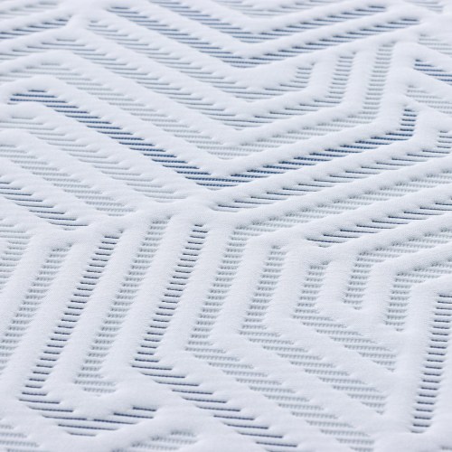 Topmadras i memoryskum 180 x 200 cm - hvid