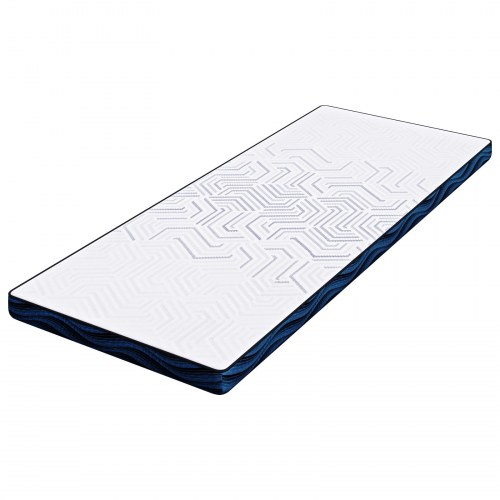 Topmadras med memory foam 80 x 200 cm - hvid