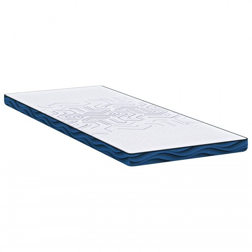Topmadras med memory foam 80 x 200 cm - hvid