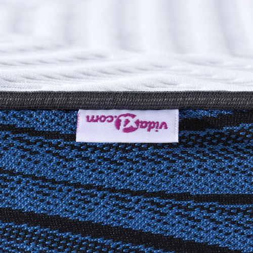 Topmadras med memory foam 80 x 200 cm - hvid