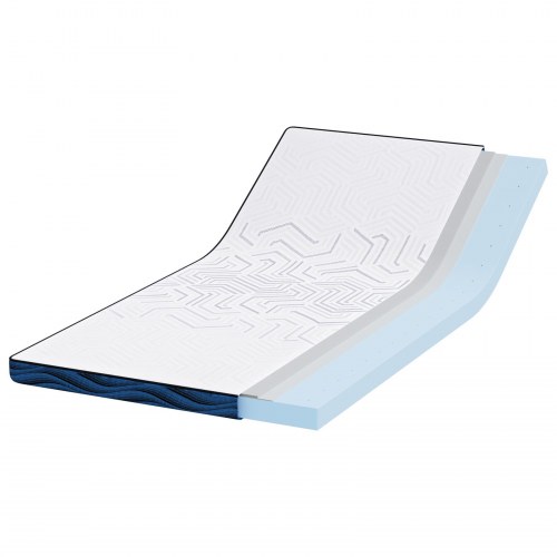 Topmadras 90 x 200 cm - hvid