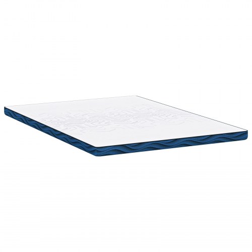 Topmadras i memoryskum 140 x 190 cm - hvid