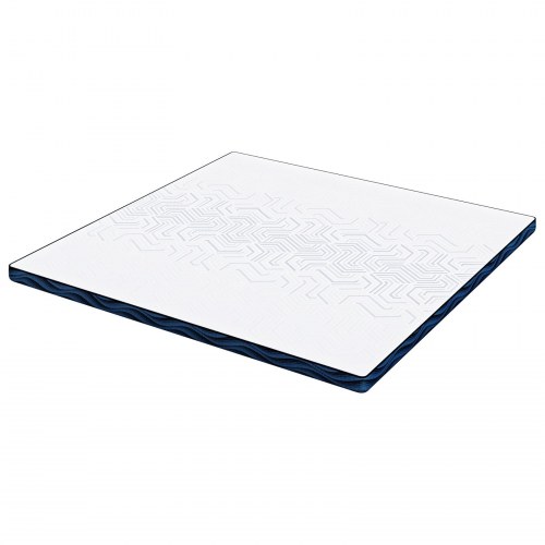 Topmadras 200 x 200 cm i memory foam - hvid