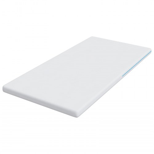 Topmadras i memoryskum 90 x 200 cm - hvid