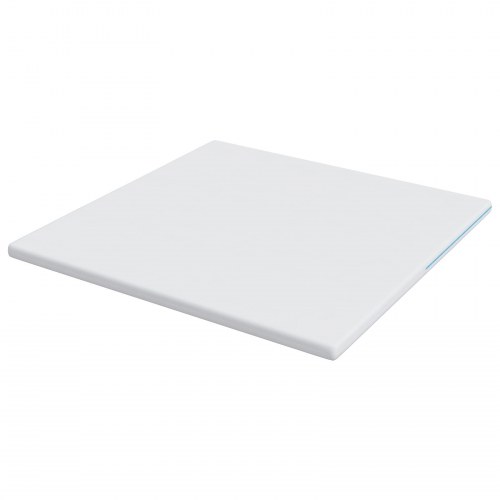 Topmadras med memoryskum 200 x 200 cm - hvid