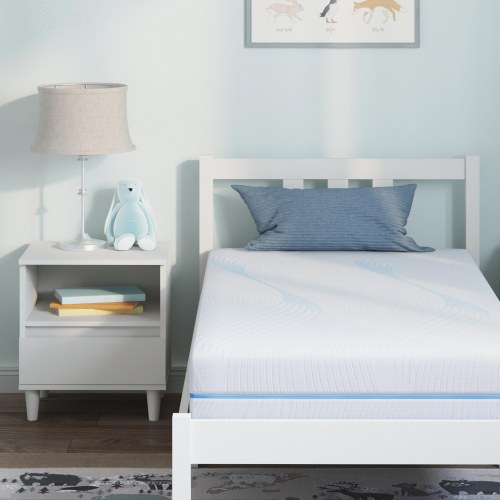 Madras Hvid 80 x 160 cm Skum