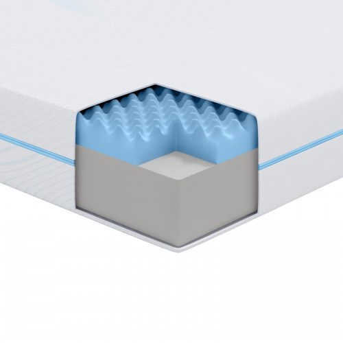 Madras Hvid 80 x 160 cm Skum