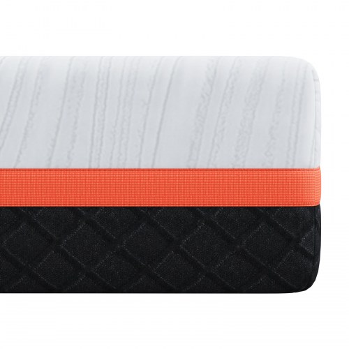 Madras Hvid og Grå 70 x 200 cm Jacquard stof