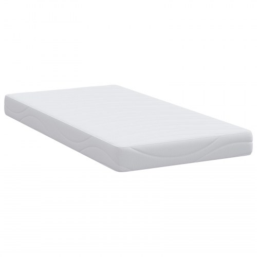Gelmadras i memoryskum medium 80 x 160 cm - hvid