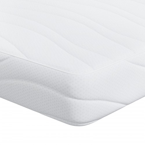 Gelmadras i memoryskum 80 x 200 cm - hvid