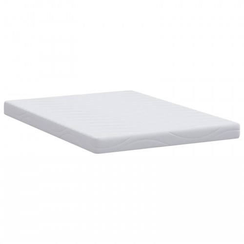 Gelmadras i memoryskum 140 x 200 cm - medium, hvid